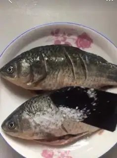 Make Red-burned mackerel step 1