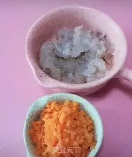 Make Shrimp thick egg fever step 1
