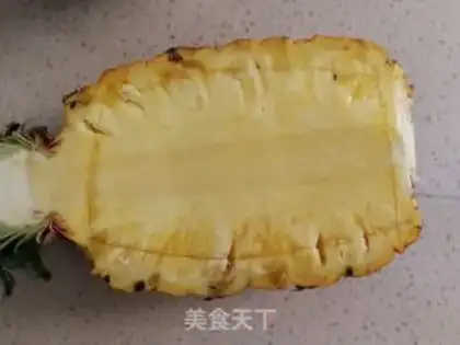 Make Pineapple rice step 3