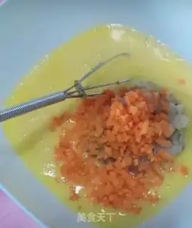 Make Shrimp thick egg fever step 2
