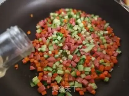 Make Pineapple rice step 12