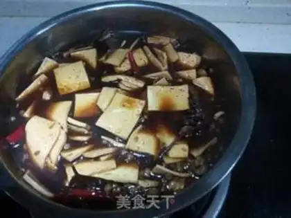 Make Spicy bean skin step 7