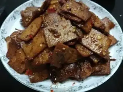 Make Spicy bean skin step 14