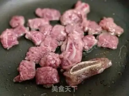 Make Onion fried steak step 2