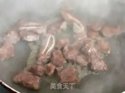 Make Onion fried steak step 5