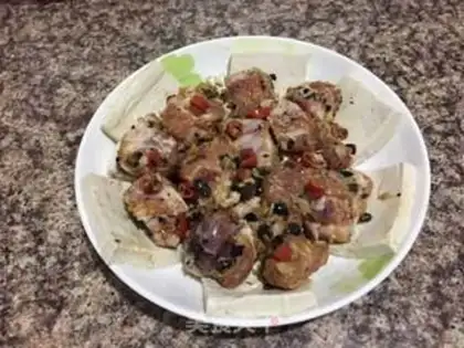 Make The tofu of the bean chops step 7