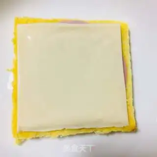 Make Ham cheese toast step 2