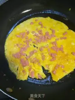 Make Pumpkin fried eggs step 2