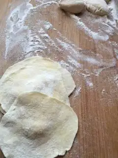 Make Cream dumplings step 7