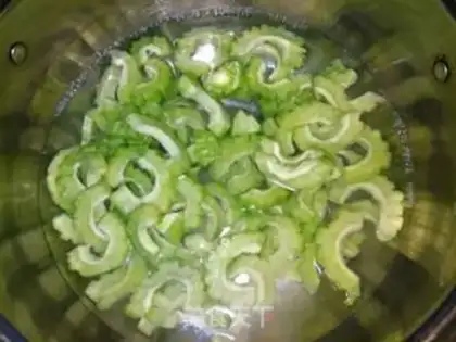 Make A cold, bitter melon step 3