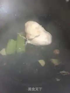 Make Spicy chicken silk step 5