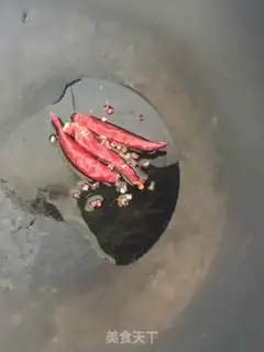 Make Spicy chicken silk step 7