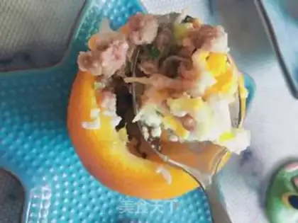 Make Fresh orange eggs step 4