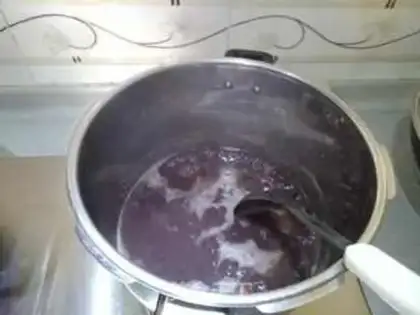 Make Red bean cake step 1