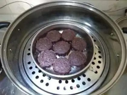 Make Red bean cake step 4