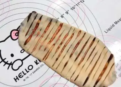 Make caterpillar bread step 12