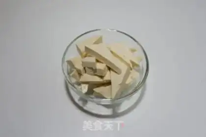 Make Honey sauce and tofu step 0