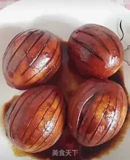 Make Red roasted eggs step 6