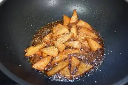 Make Honey sauce and tofu step 8