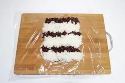 Make Duck eggs, rice rice step 4