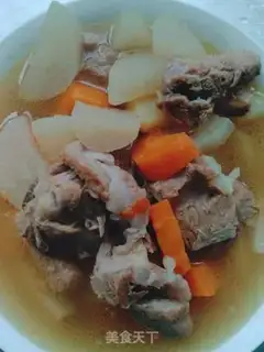 Make Double radish steak soup step 0