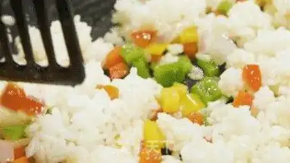 Make Pineapple rice step 5