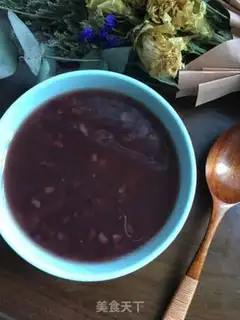 Make Red-tree, black rice congee step 5