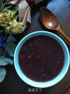 Make Red-tree, black rice congee step 7