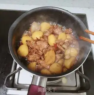Make Potato red meat step 9