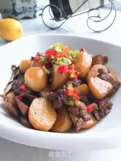 Make Potato red meat step 11