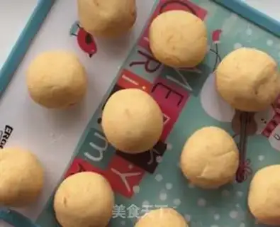 Make Red potato soy sauce ball step 4