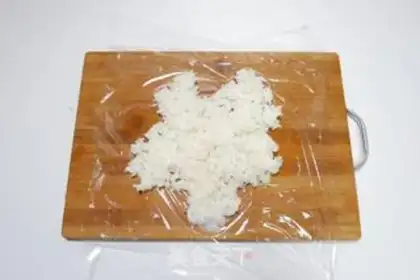 Make Panthers with rice step 3