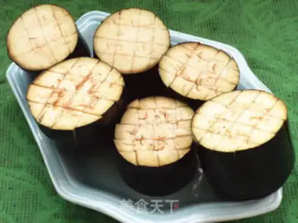 Make A laced eggplant step 0