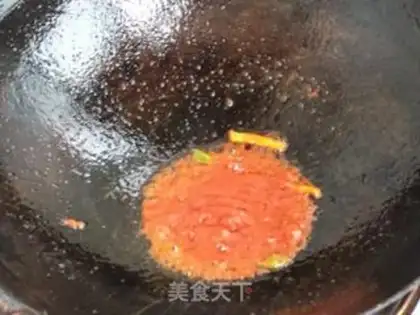 Make Plum fried pig intestines step 7