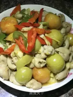 Make Plum fried pig intestines step 14