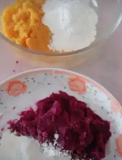 Make Two-colour rice cakes step 2