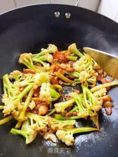 Make Flowers and meat step 2