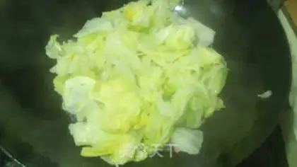 Make Garlic lettuce step 3