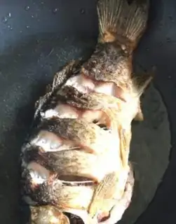 Make Red-burned mackerel step 2