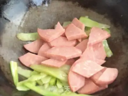 Make Ham fried step 6