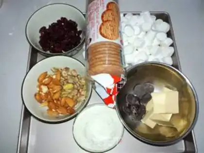 Make Chocolate barley souffle step 0