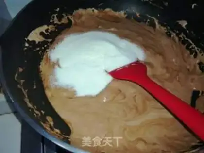 Make Chocolate barley souffle step 7