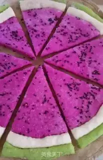 Make Watermelon fruit buns step 7