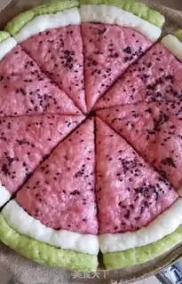 Make Watermelon fruit buns step 8
