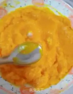 Make Pumpkin rice cake step 2
