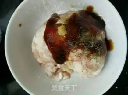 Make Pork mushroom pot sticker step 2
