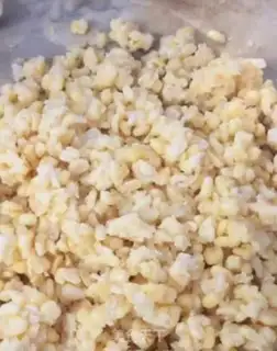 Make Green bean cake step 1