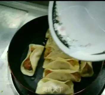 Make Pork mushroom pot sticker step 11