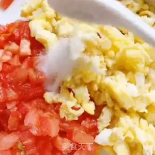 Make Tomato egg varnish step 3