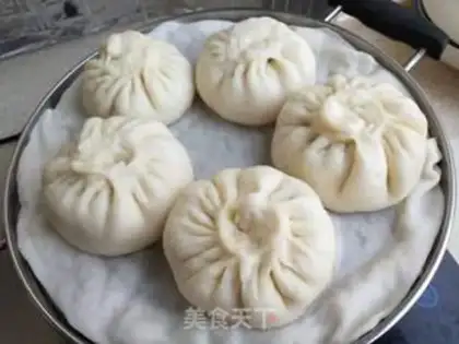 Make Bean buns step 5